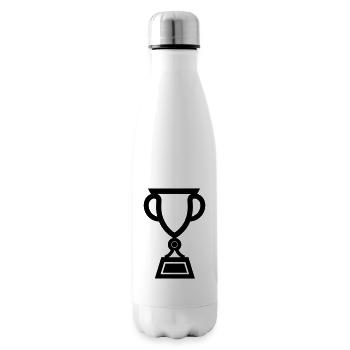 trophée - Bouteille isotherme - blanc - Droite