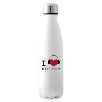 I Love Hip-Hop - Bouteille isotherme - blanc - Droite