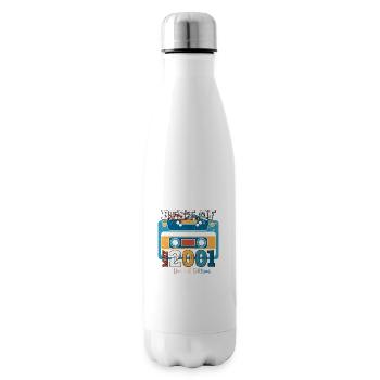22nd Birthday Man Cassette May Vintage 2001 - Insulated Water Bottle - white - Right