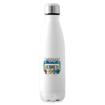 25. Geburtstag Mann Kassette May Jahrgang 1998 - Isolierflasche - Weiß - Rechts