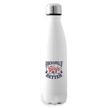 Rockabilly Girl - Isolierflasche - Weiß - Rechts