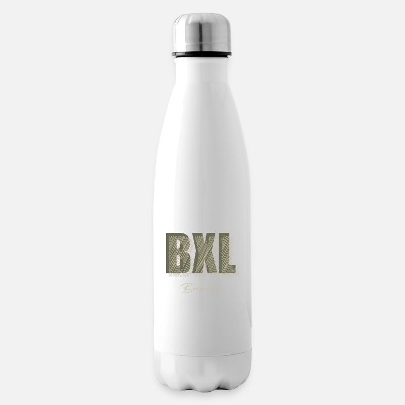 BXL Bruxelles - Bouteille isotherme - blanc
