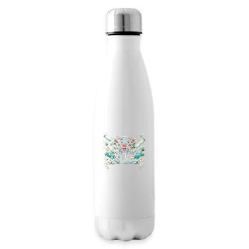 Laktosetoleranter Käse Milch Milchliebhaber Kuh - Isolierflasche - Weiß - Rechts