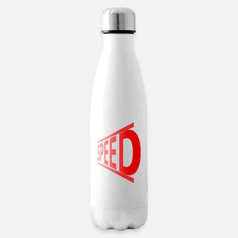 Geschwindigkeit - Isolierflasche - Weiß