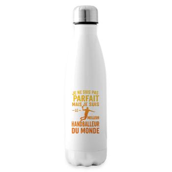 Le meilleur handballeur du monde - Bouteille isotherme - blanc - Droite