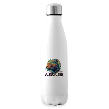 Werte mit Tieren: Ausdauer - Isolierflasche - Weiß - Rechts