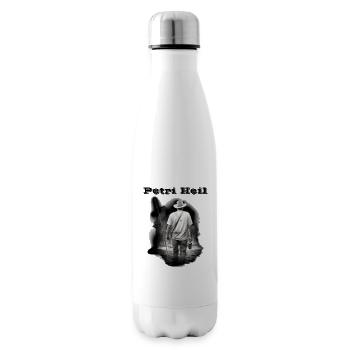Petri Heil - Isolierflasche - Weiß - Rechts