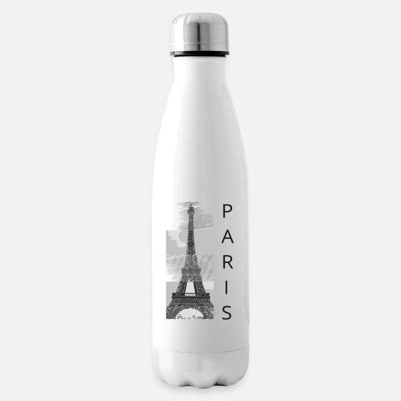 paris - Isolierflasche - Weiß