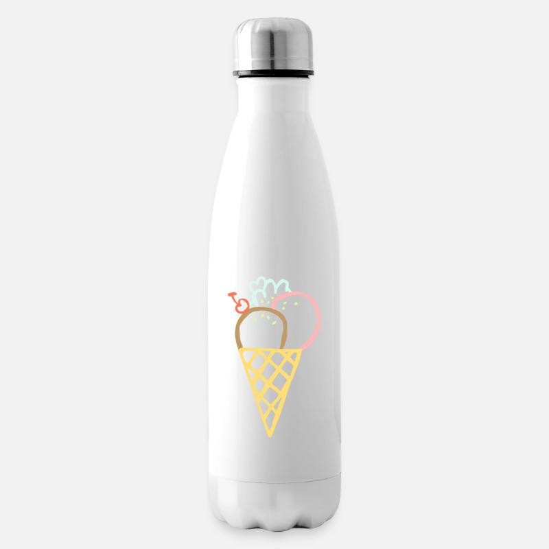 ICE CREAM ETE - Bouteille isotherme - blanc