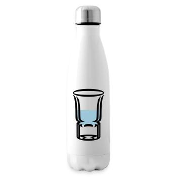 Schnapsglas / shot glass (2c) - Isolierflasche - Weiß - Rechts