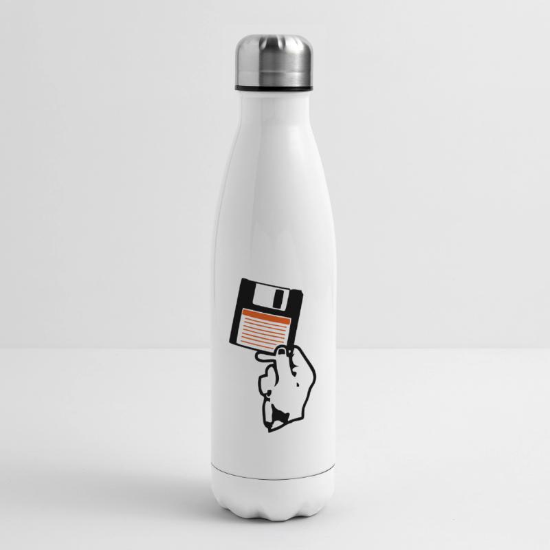 Ich halte dir eine Handdiskette. Isolierflasche