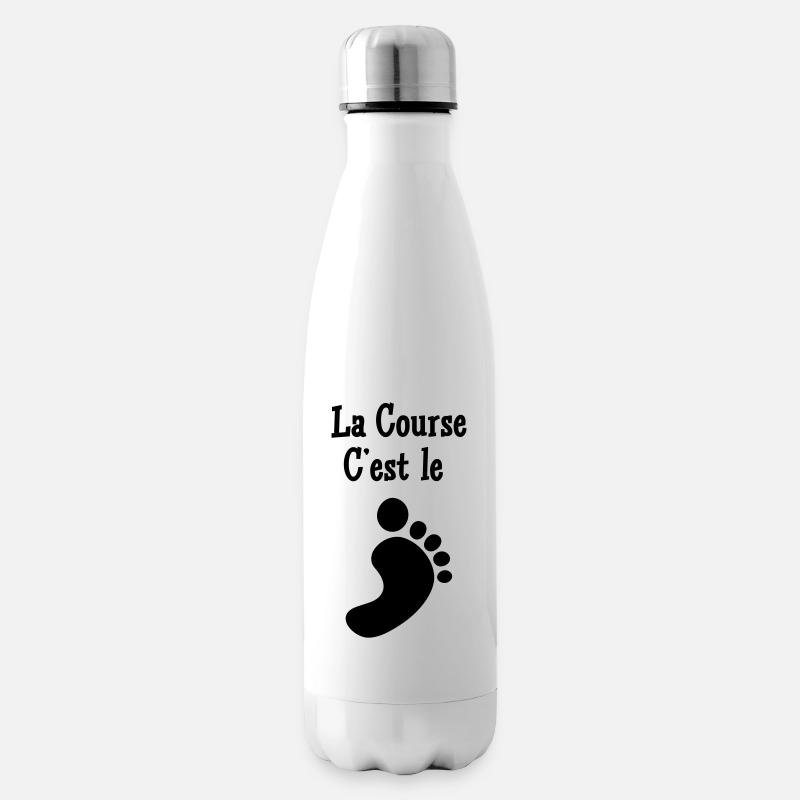 Course à Pied / Running / Jogging / Coureur - Bouteille isotherme - blanc