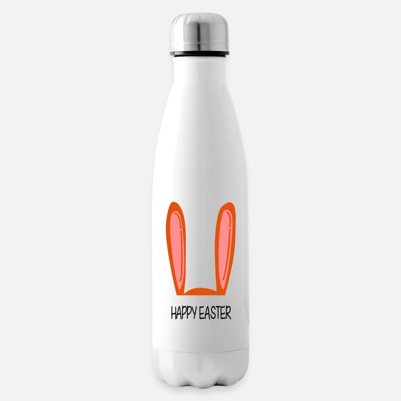 Joyeuses Pâques - Bouteille isotherme - blanc