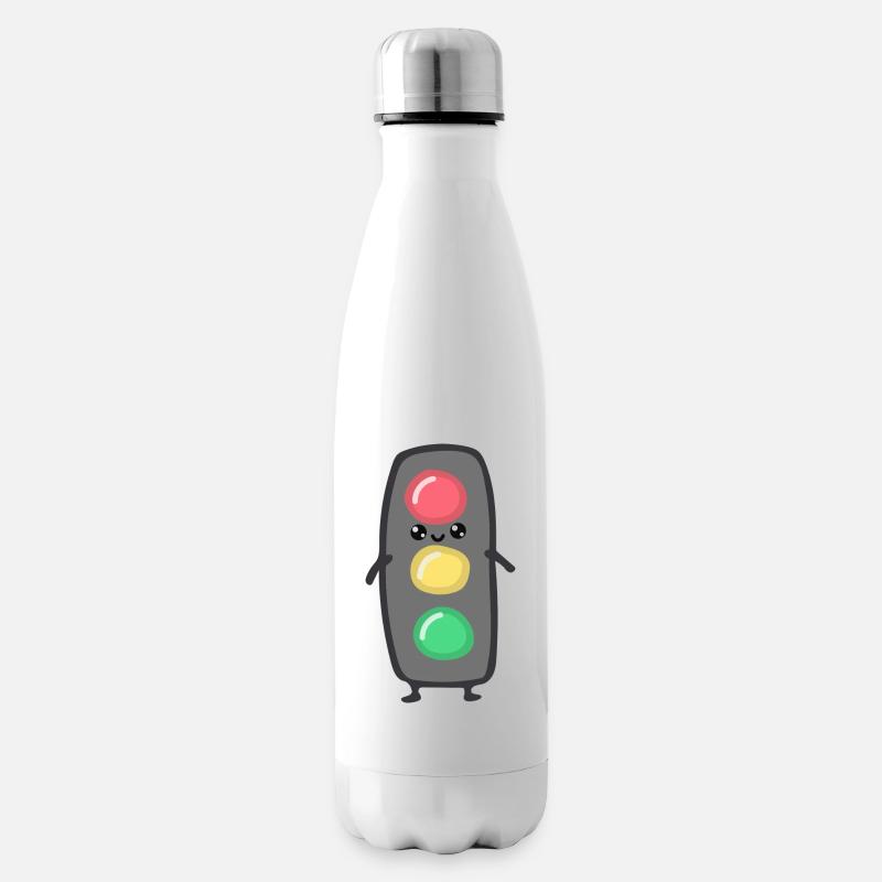 Ampel - Isolierflasche - Weiß