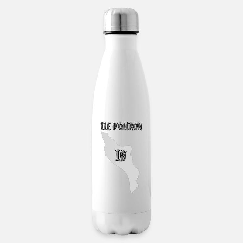 Ile d'oléron iø - Bouteille isotherme - blanc