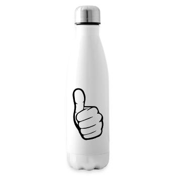 Like Hand - Insulated Water Bottle - white - Right