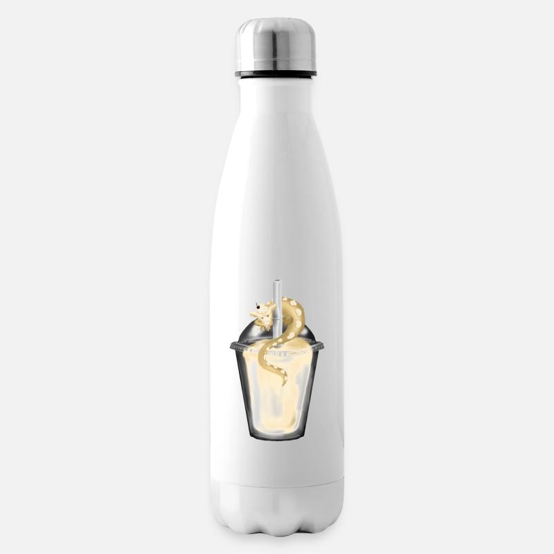 Milkshake with dragon - Insulated Water Bottle - white