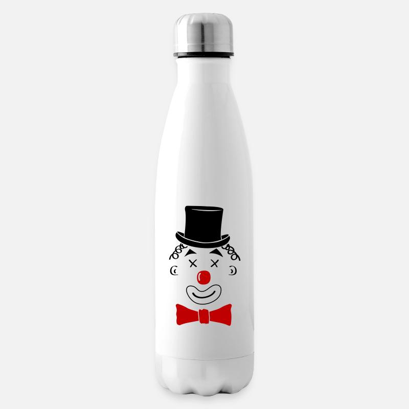 clown - Isolierflasche - Weiß