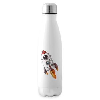 Espace de fusée - Bouteille isotherme - blanc - Droite