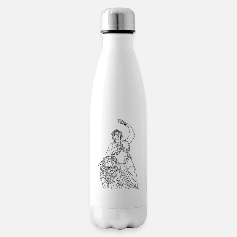 Bavaria München Bayern Silhouette - Isolierflasche - Weiß