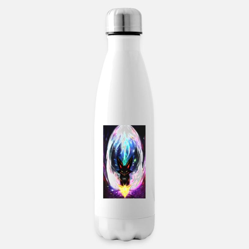 Loup eclair - Bouteille isotherme - blanc
