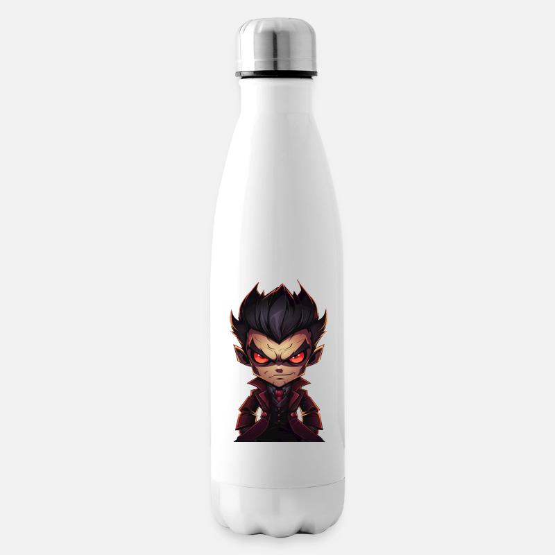 a angry vampire Monster in a comic style - Isolierflasche - Weiß