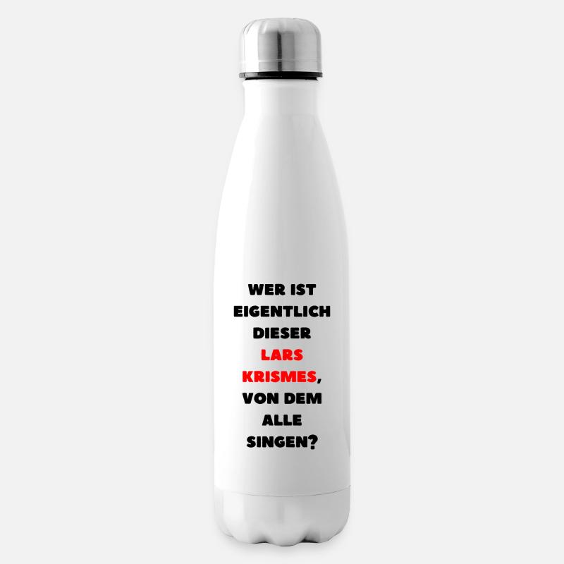 Wer ist eigentlich dieser Lars Krismes? - Isolierflasche - Weiß