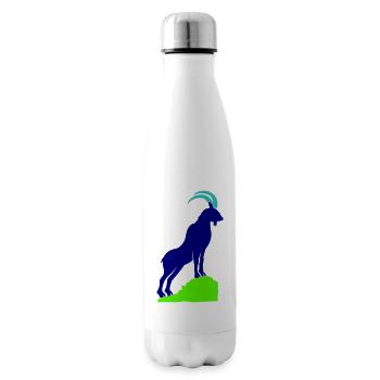 steinbock 02 - Isolierflasche - Weiß - Rechts