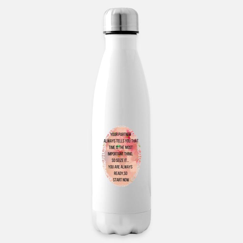 Partner - Insulated Water Bottle - white