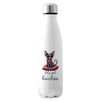 Sphyny Nacktkatze Nackt Katze Perser Katze - Isolierflasche - Weiß - Rechts