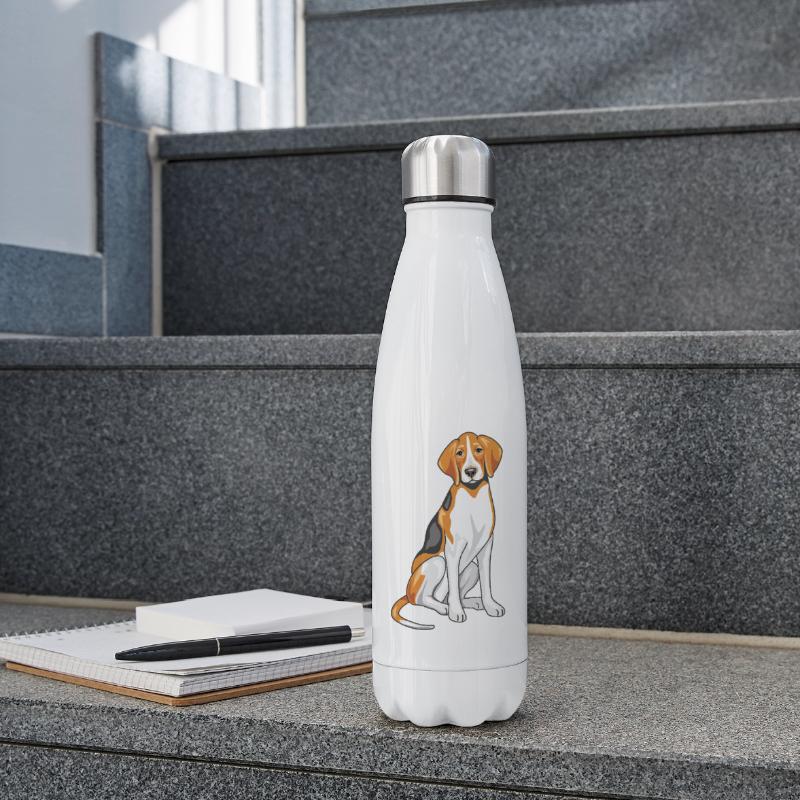 Sitzender Foxhound Isolierflasche