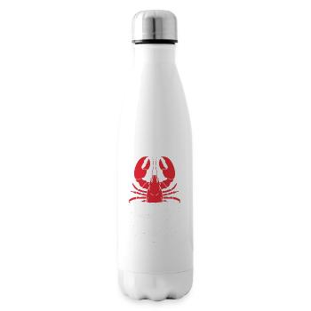 Hummer Meeresfrüchte Maine Lobster Languste - Isolierflasche - Weiß - Rechts