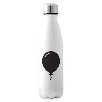 Ballon – Fête, Légèreté et Bonne Humeur - Bouteille isotherme - blanc - Droite