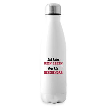 Trainee lawyer - Insulated Water Bottle - white - Right