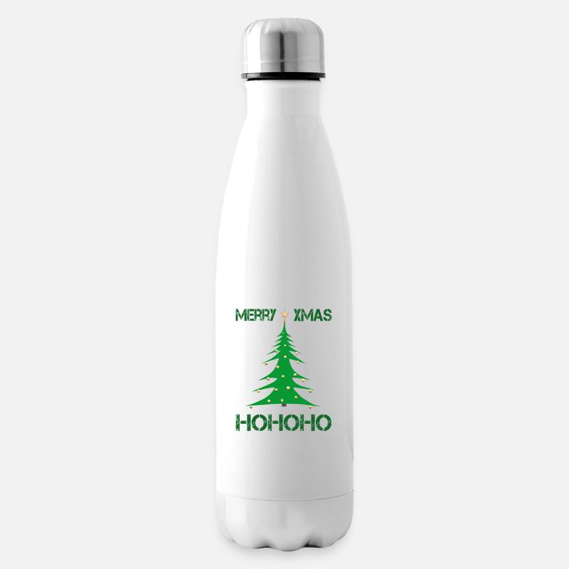 Merry Christmas xmas - Isolierflasche - Weiß