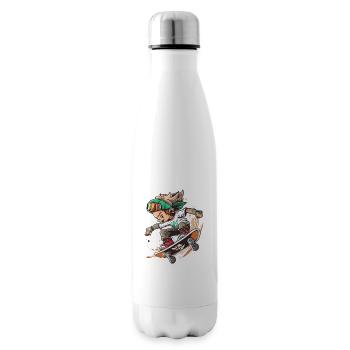 Skaten oder sterben - Isolierflasche - Weiß - Rechts