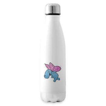 Nilpferd Schmetterling - Isolierflasche - Weiß - Rechts