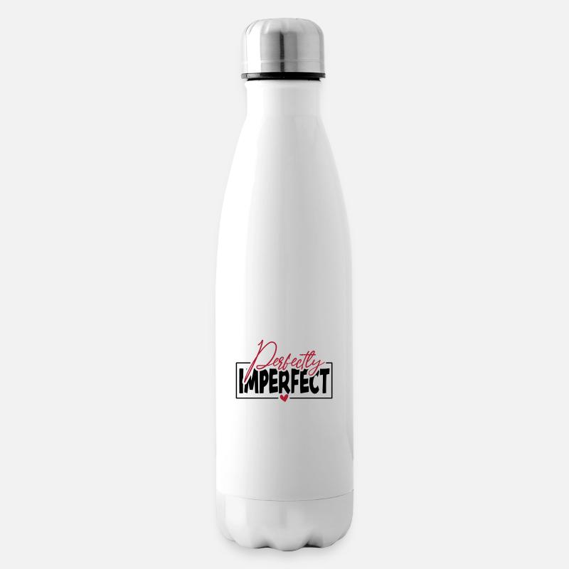 Perfectly Imperfect - Isolierflasche - Weiß