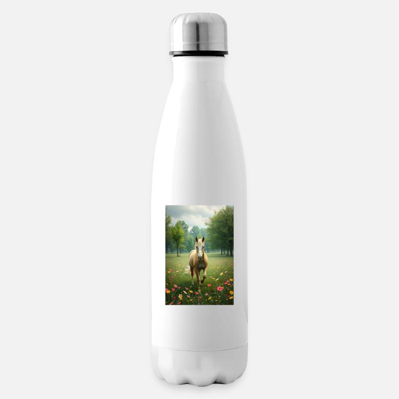Magie du cheval - Bouteille isotherme - blanc