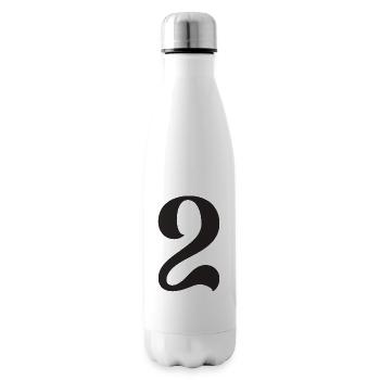 2 - Insulated Water Bottle - white - Right
