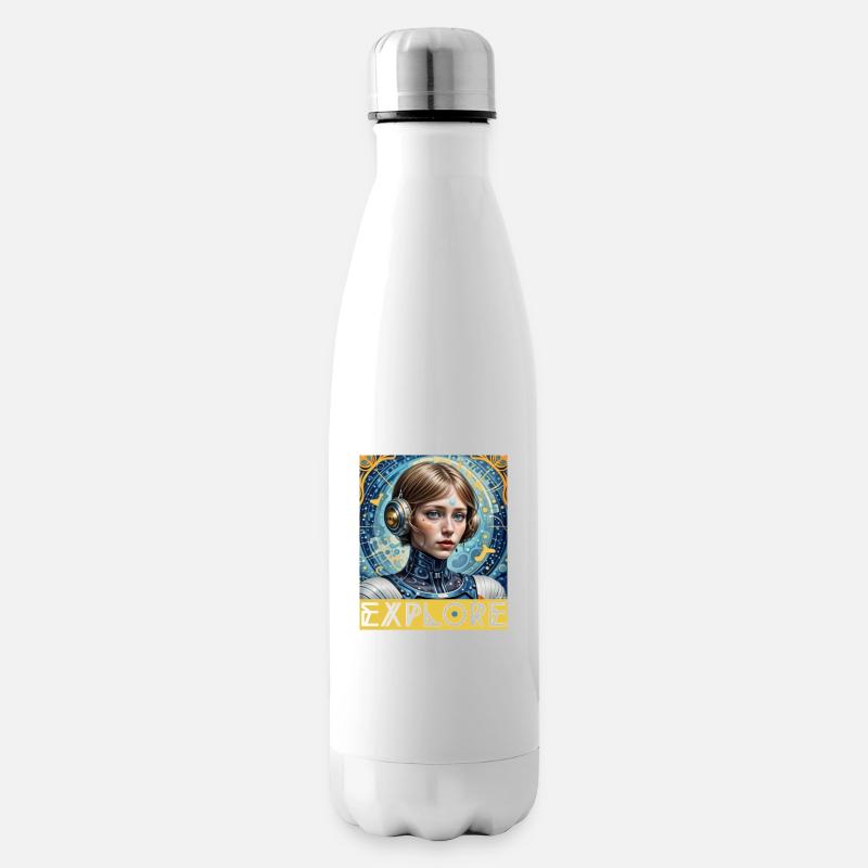 Osez explorer - Bouteille isotherme - blanc