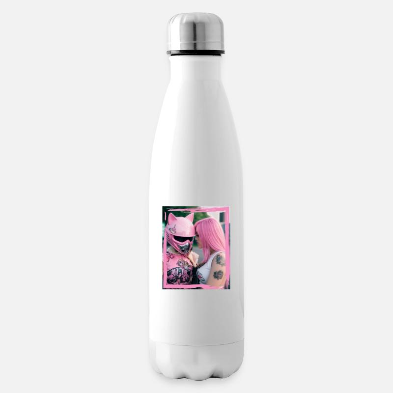 Biker Chicks - Isolierflasche - Weiß