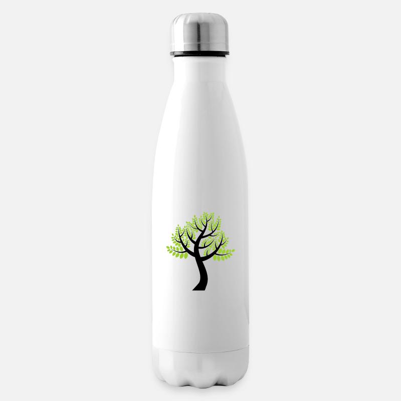 Natur - Isolierflasche - Weiß