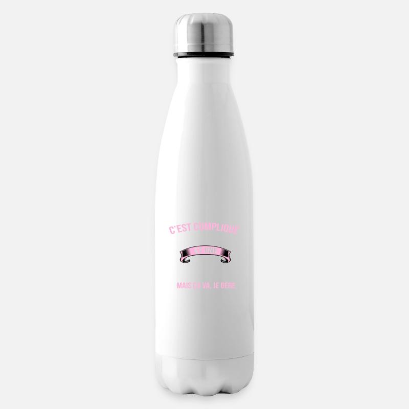 Sapeur pompier - Bouteille isotherme - blanc