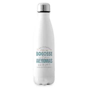 Aveyronnais cadeau humour aveyron aveyronnais - Bouteille isotherme - blanc - Droite