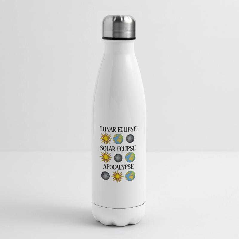 Lunar Eclipse Solar Eclipse Apocalypse Insulated Water Bottle