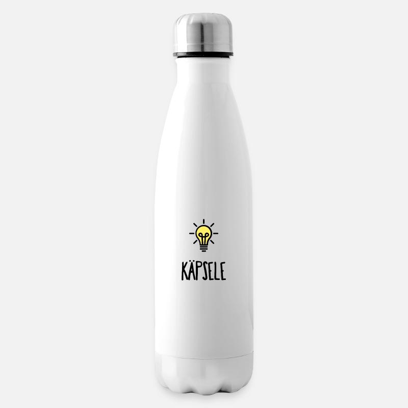 Käpsele - Isolierflasche - Weiß