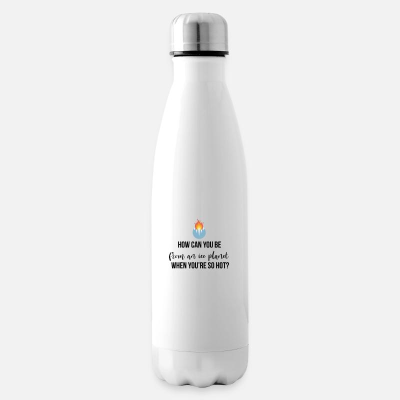 How can you be from an ice planet - Isolierflasche - Weiß