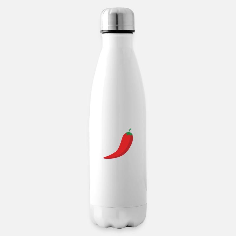 pepperoni - Bouteille isotherme - blanc
