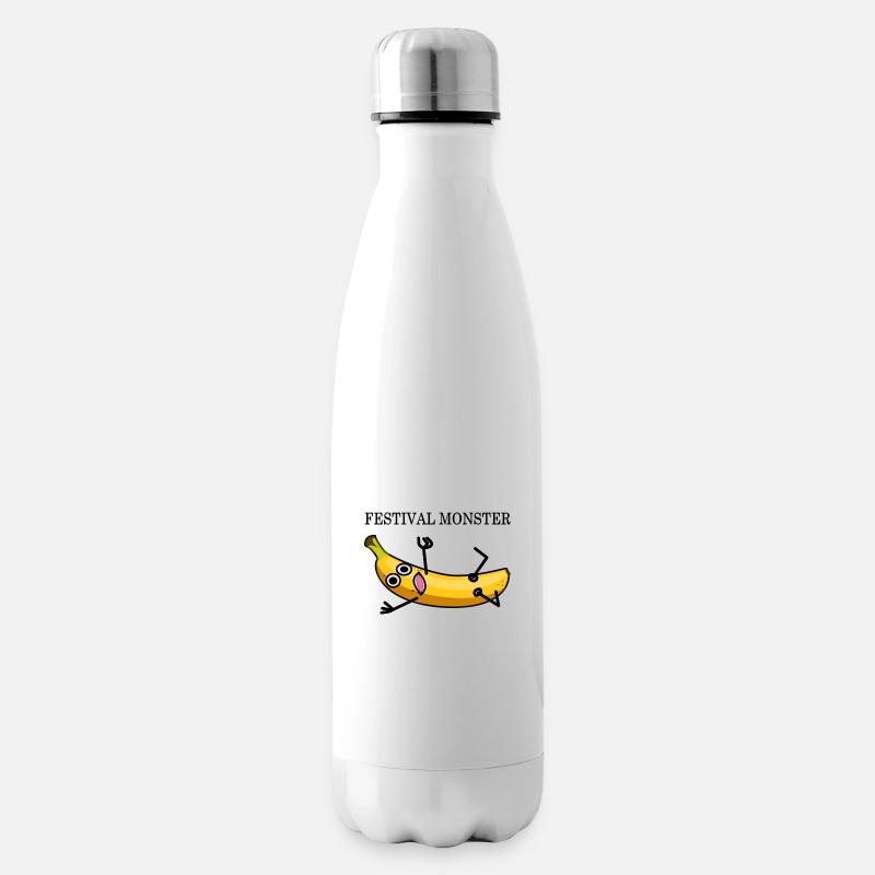 Festival Banane - Isolierflasche - Weiß